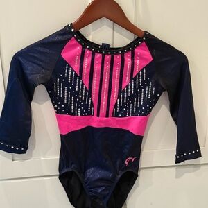 GK Pink and Blue Gymnastics Leotard